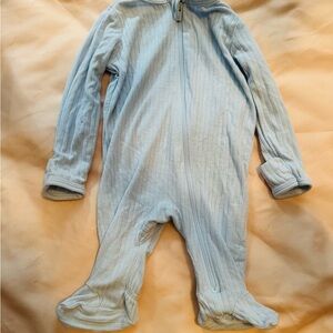 Cozy Blue footy pajamas